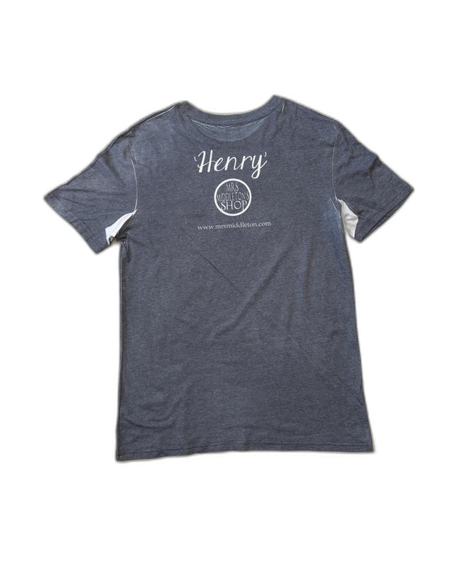 Mrs. Middleton's Shop 'Henry' Charcoal Grey Graphic T-Shirt - S