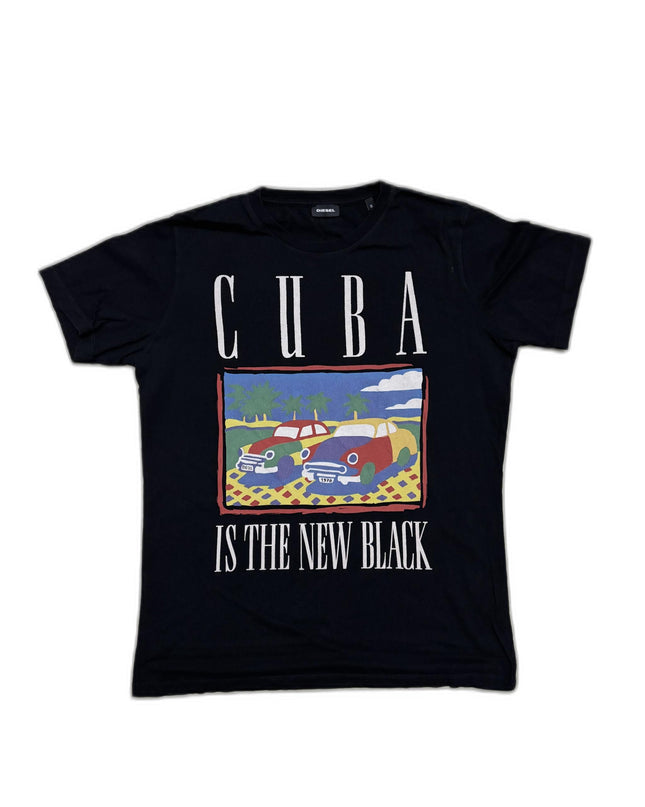 Diesel "Cuba is the New Black" Graphic T-Shirt - M