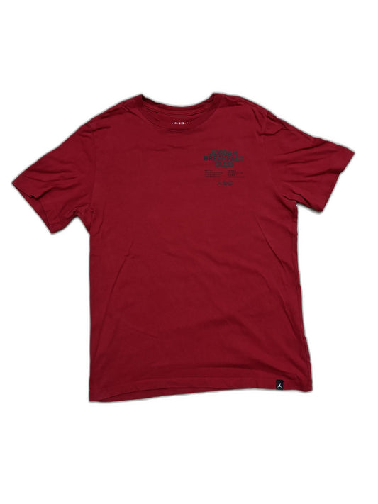 Jordan Breakfast Club Maroon Graphic T-Shirt - M