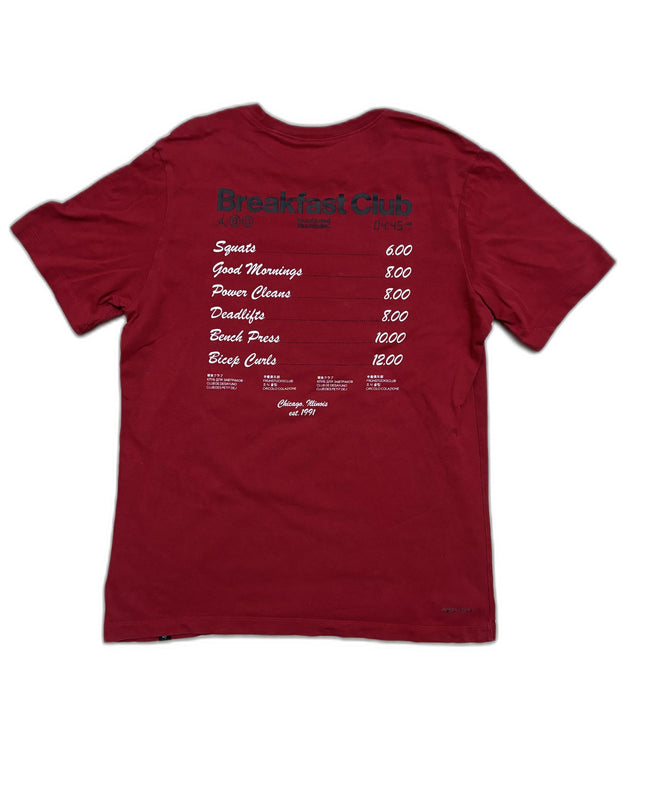 Jordan Breakfast Club Maroon Graphic T-Shirt - M