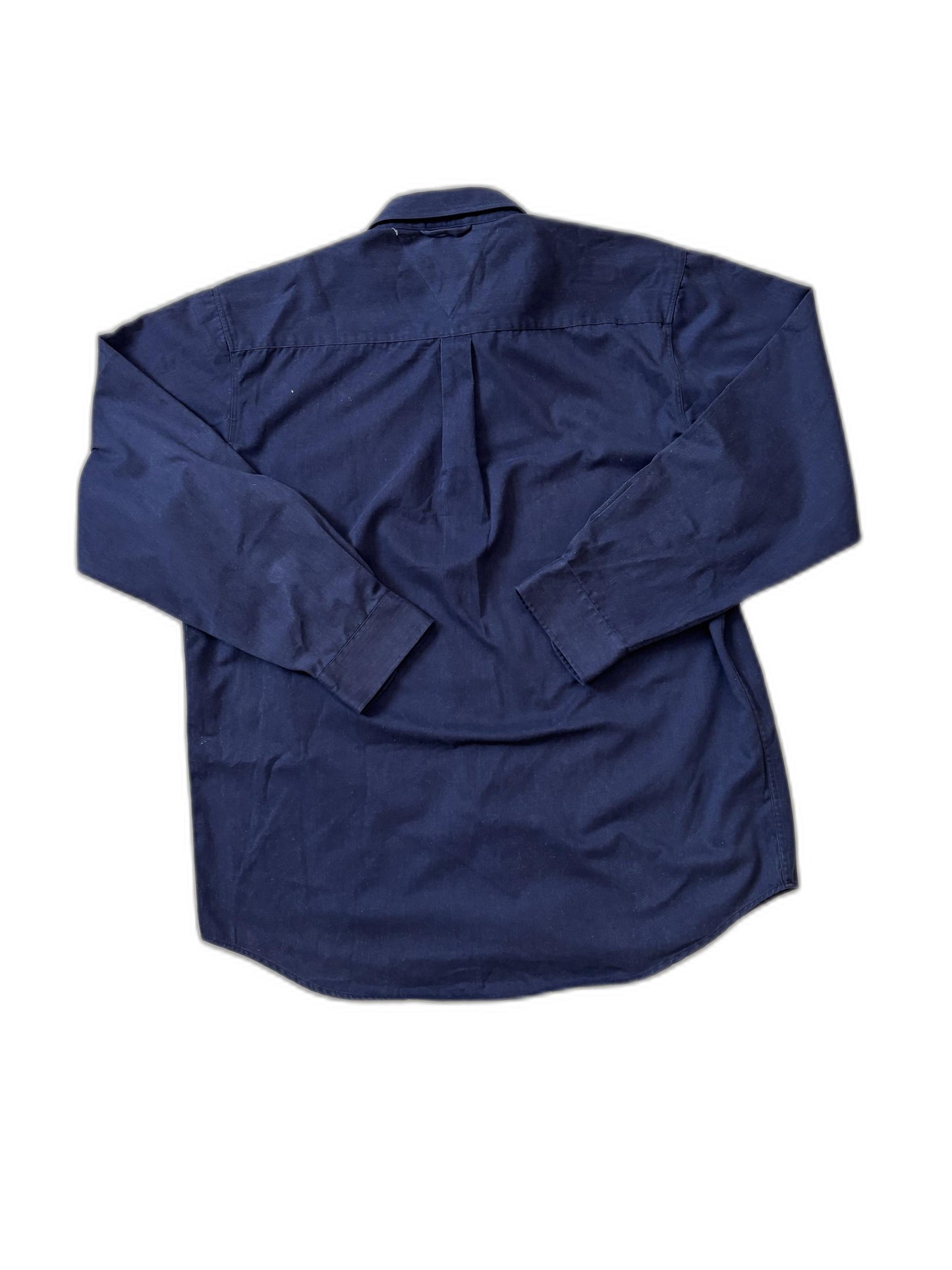 Tommy Hilfiger Classic Fit Button-Down Navy Blue Shirt - XXL
