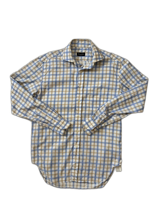 Massimo Dutti Collezioni Plaid Long Sleeve Dress Shirt - M
