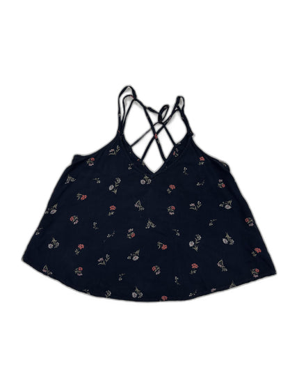 Hollister Floral Crisscross Straps Cami Top - M