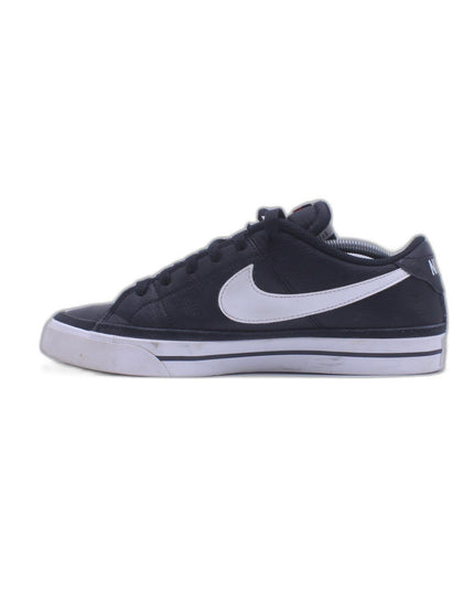 Nike Black Leather Court Legacy Canvas Casual Air Force Shoe | EU 40