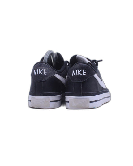 Nike Black Leather Court Legacy Canvas Casual Air Force Shoe | EU 40