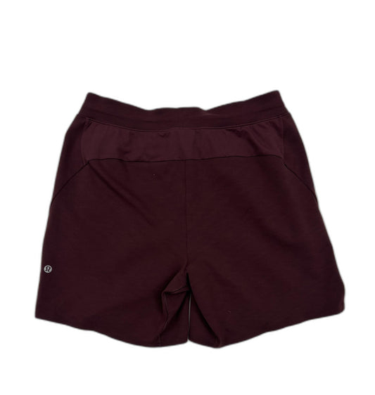 Lululemon Burgundy High-Rise Training Shorts - L | Waist: 32"