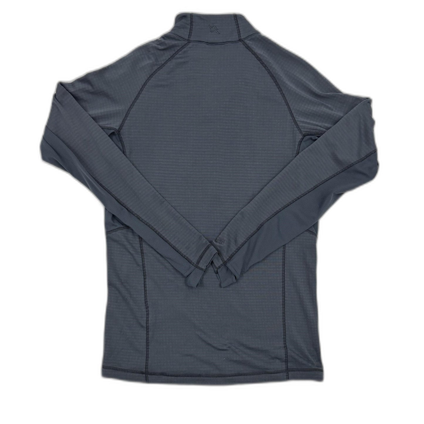 Rab Lightweight Quarter-Zip Grid Fleece Gray Pullover - XS