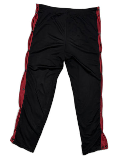 Champion Black Snap Casual Track Pants - M | Waist: 34"