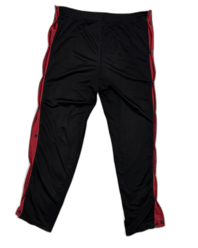 Champion Black Snap Casual Track Pants - M | Waist: 34"