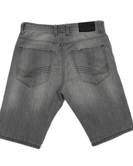 Tom Tailor Jim Slim Vintage Fit Gray Denim Shorts - M | Waist: 31"