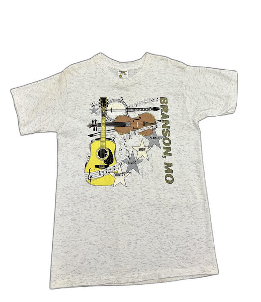 Tennessee River Gold Branson, MO Music Guitar Country T-Shirt - M