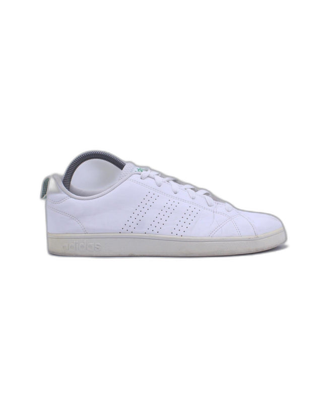Adidas Neo Cloudfoam Shoes Advantage Clean Leather White Green | EU 39