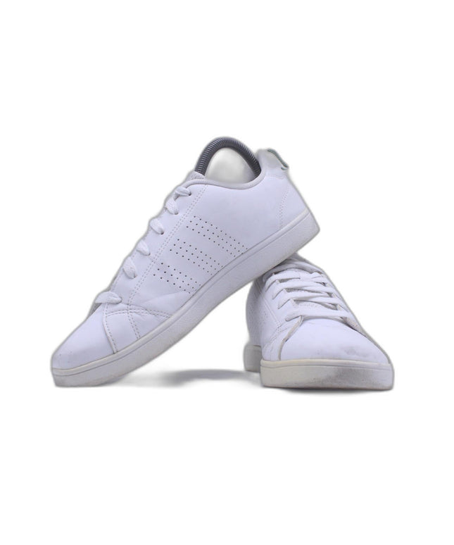 Adidas Neo Cloudfoam Shoes Advantage Clean Leather White Green | EU 39