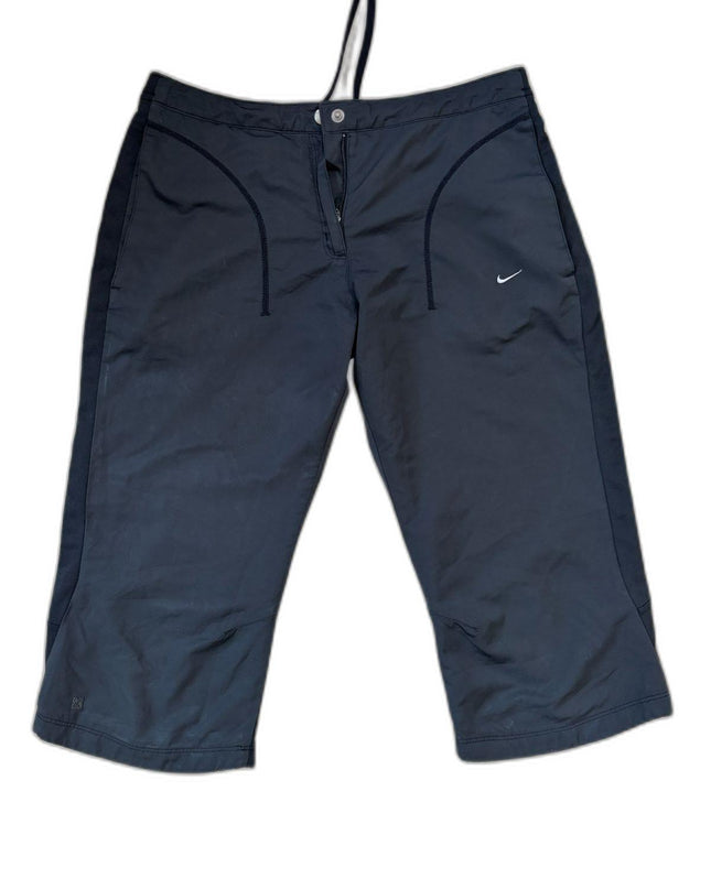 Nike Drawstring Waist Navy Blue Capri Pants - S