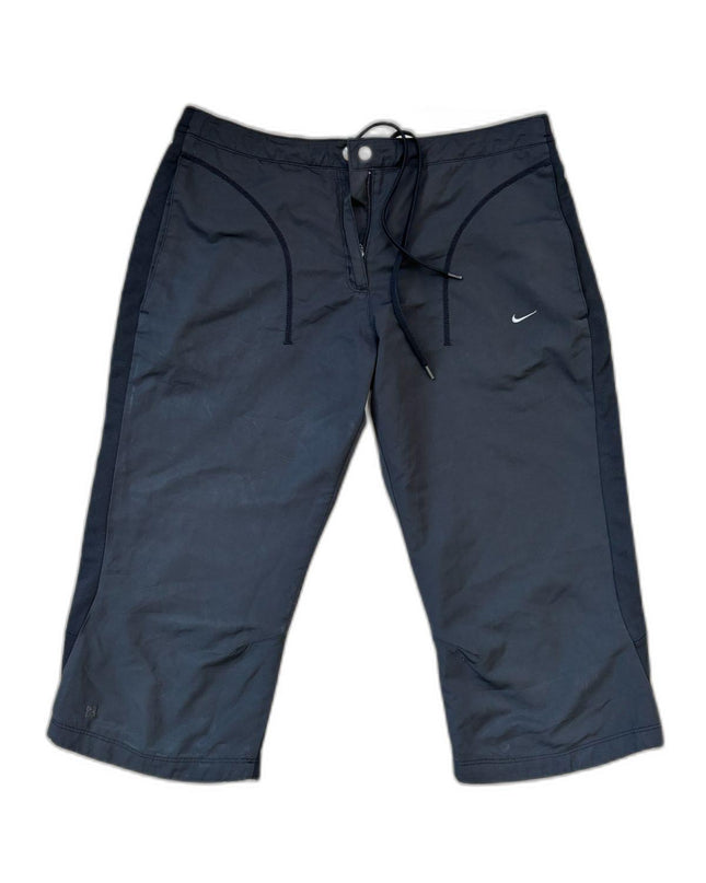 Nike Drawstring Waist Navy Blue Capri Pants - S