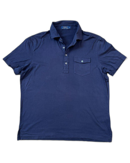 Ralph Lauren Short-Sleeve Navy Blue Polo Shirt- L