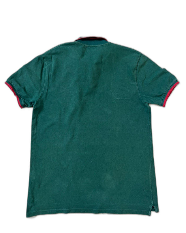 Ralph Lauren Vintage Green 3-Embroidered Polo Shirt - M