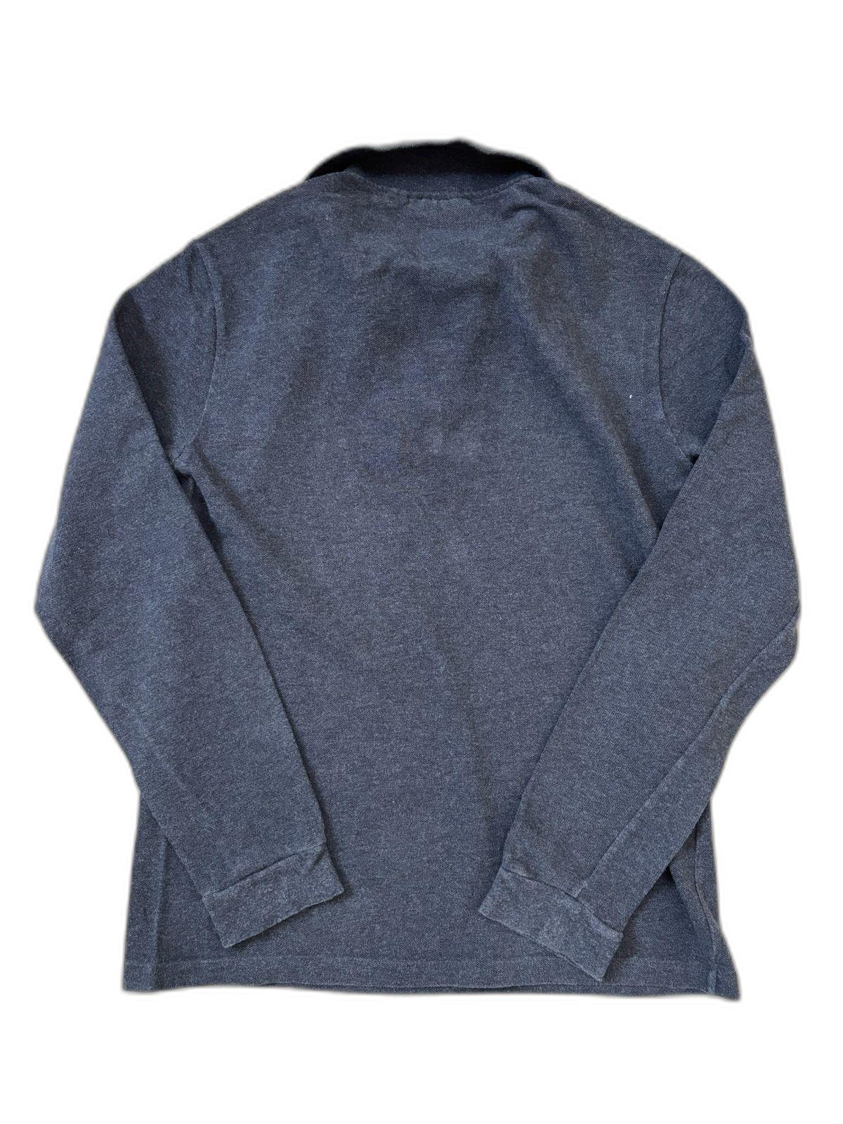 Lacoste Classic Fit Long Sleeve Charcoal Grey Polo Shirt - XS