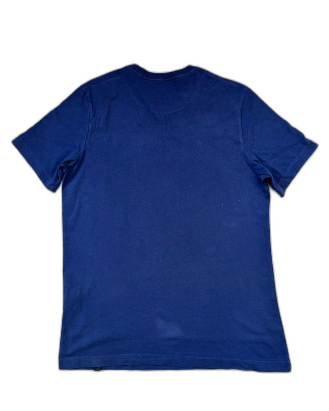 Nike Spurs Navy Blue Graphic with Logo Print  T-Shirt - M