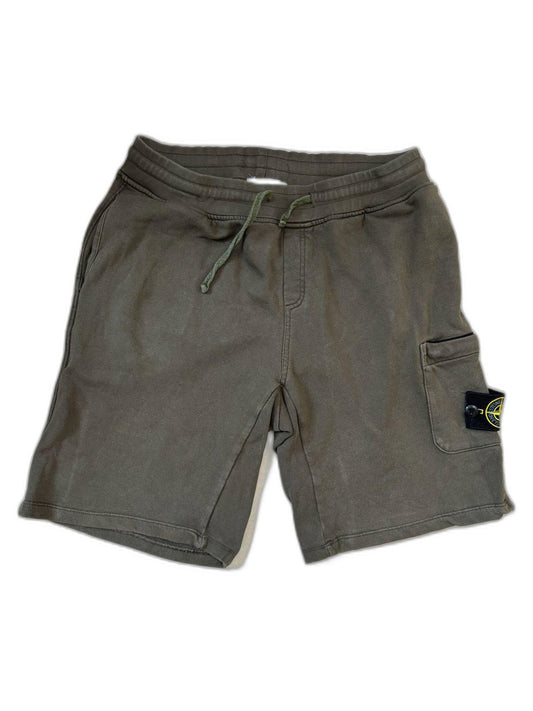 Stone Island Sweat Cargo Charcoal Gray Shorts - XS | Waist: 22"