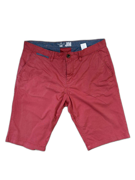 Tom Tailor Slim Fit Red Chino Shorts - XL | Waist: 36"