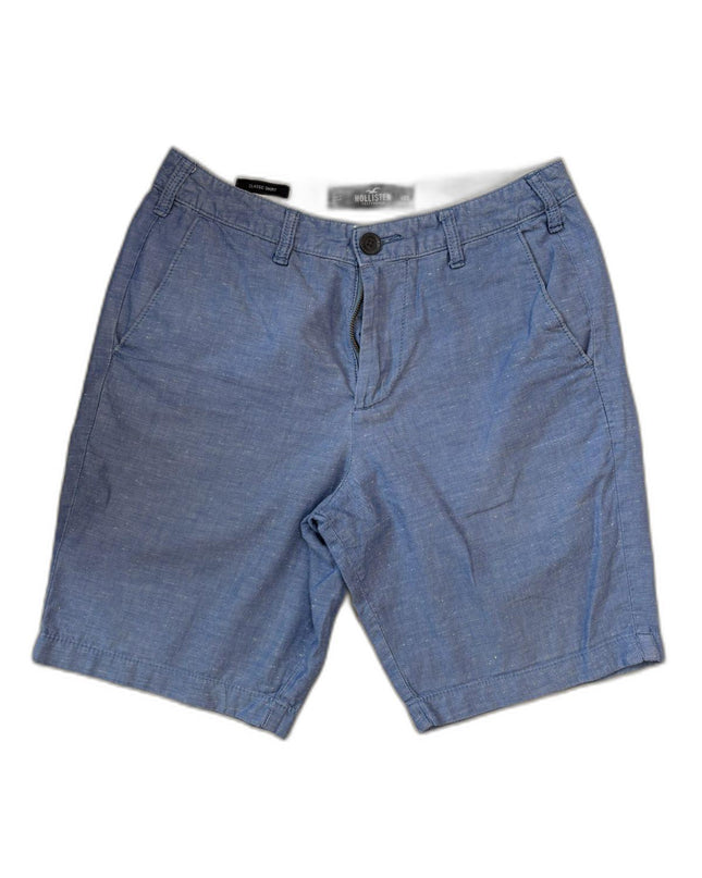 Hollister Lightweight Classic Fit Blue Chino Short - S | Waist:28"