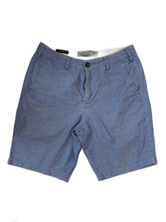Hollister Lightweight Classic Fit Blue Chino Short - S | Waist:28"