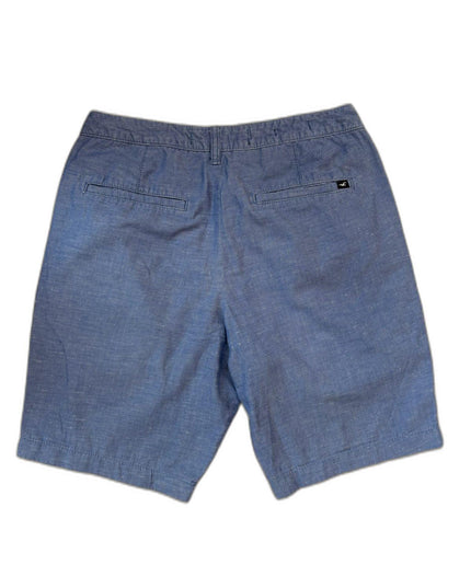 Hollister Lightweight Classic Fit Blue Chino Short - S | Waist:28"