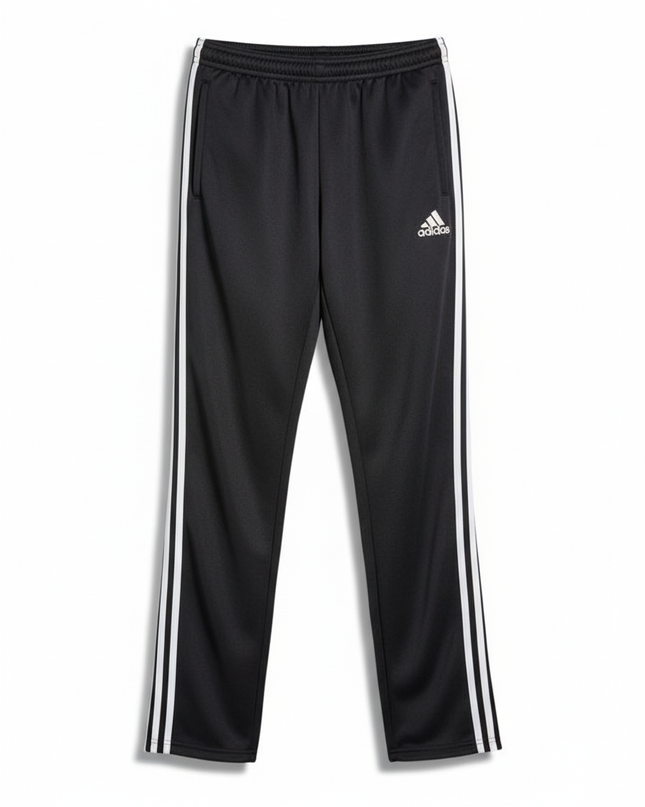 Adidas ClimaCool Black & White Striped Track Pants