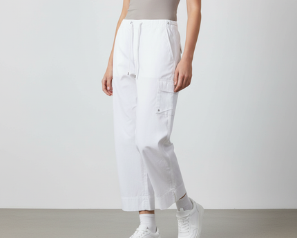 Ralph Lauren Cargo Pocket White Trouser