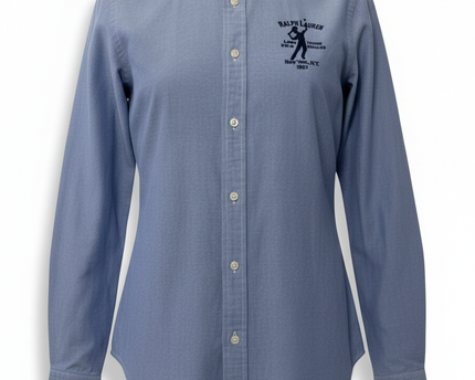 Ralph Lauren Lawn Tennis Singles New York 1967 Slim Fit Shirt